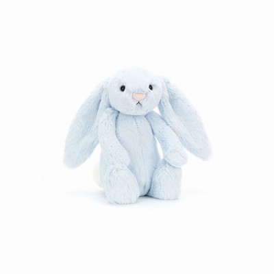 Jellycat Bashful Blue Bunnies UK | 40956YWTN